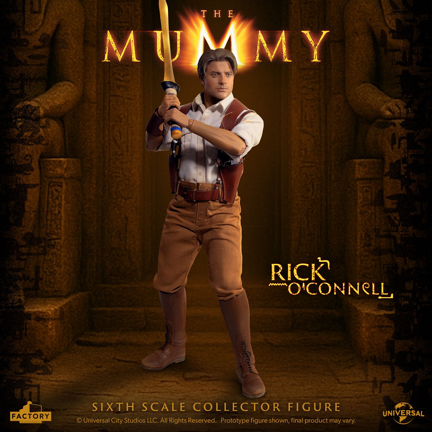 Pre-Order Factory Entertainment The Mummy Rick O'Connell Sixth Scale Figure